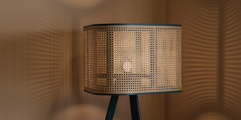 Cane Floor Lamp