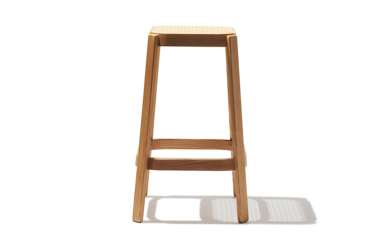 Cane Counter Stool Natural