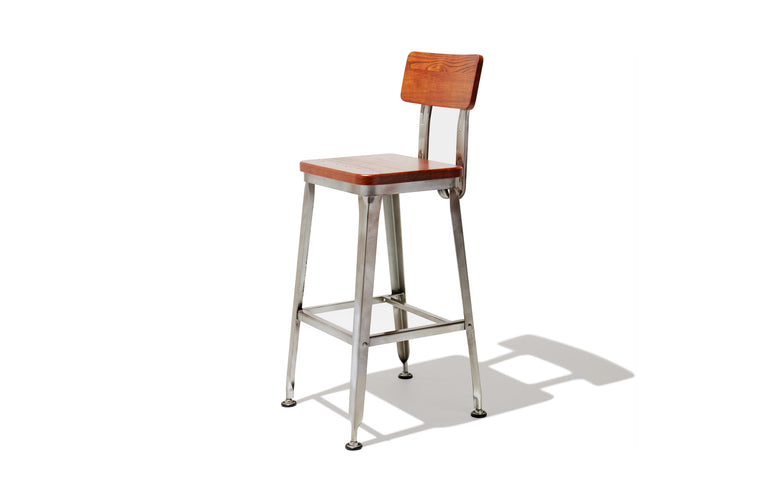 Octane Counter Stool Wood Seat
